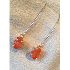 369 boucles d'oreilles opale de feu, argent sterling